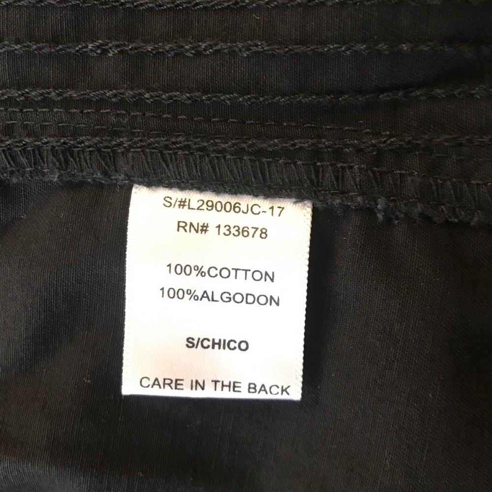 Love Tree Black Utility Jacket Lightweight Small - Picture 8 of 9